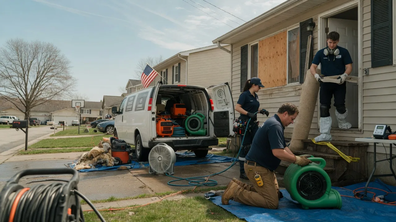 Water Damage Restoration in Sheridan, IN near me
